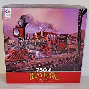 Blaylock Puzzle Train Sam's Saddles NEW - 750 Pc CEACO #2921-02 2016 Fine Art
